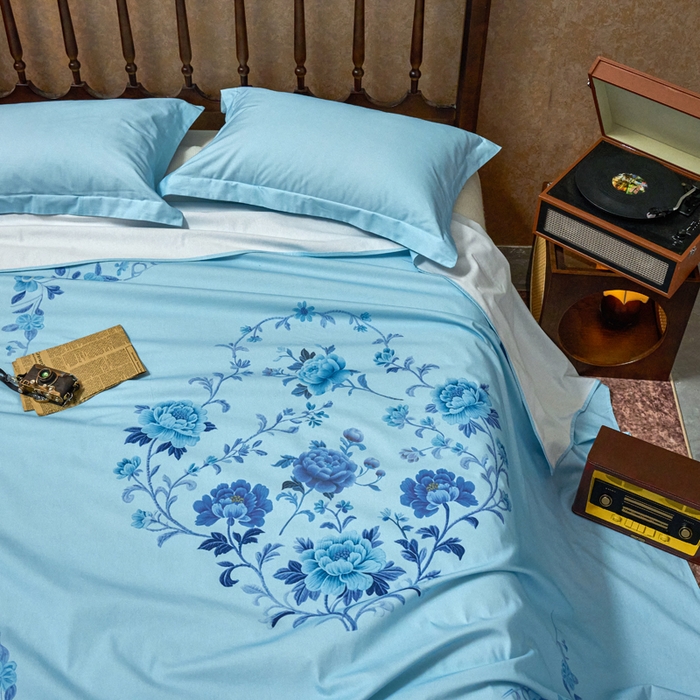 91家纺网 家纺一手货源 找家纺 （总）春皖家纺 2026新款老上海A类国民全棉老粗布床单怀旧经典粗布床单（提供买家秀）