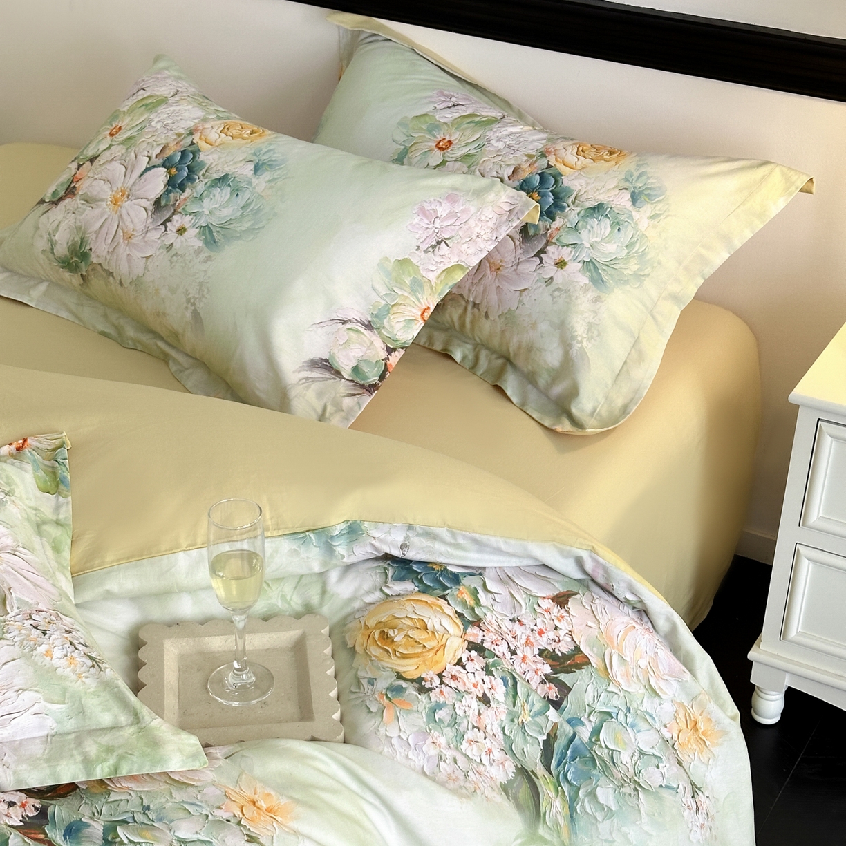 91家纺网 家纺一手货源 找家纺 （总）金鑫汇家纺 2026新款全棉高端数码印花四件套