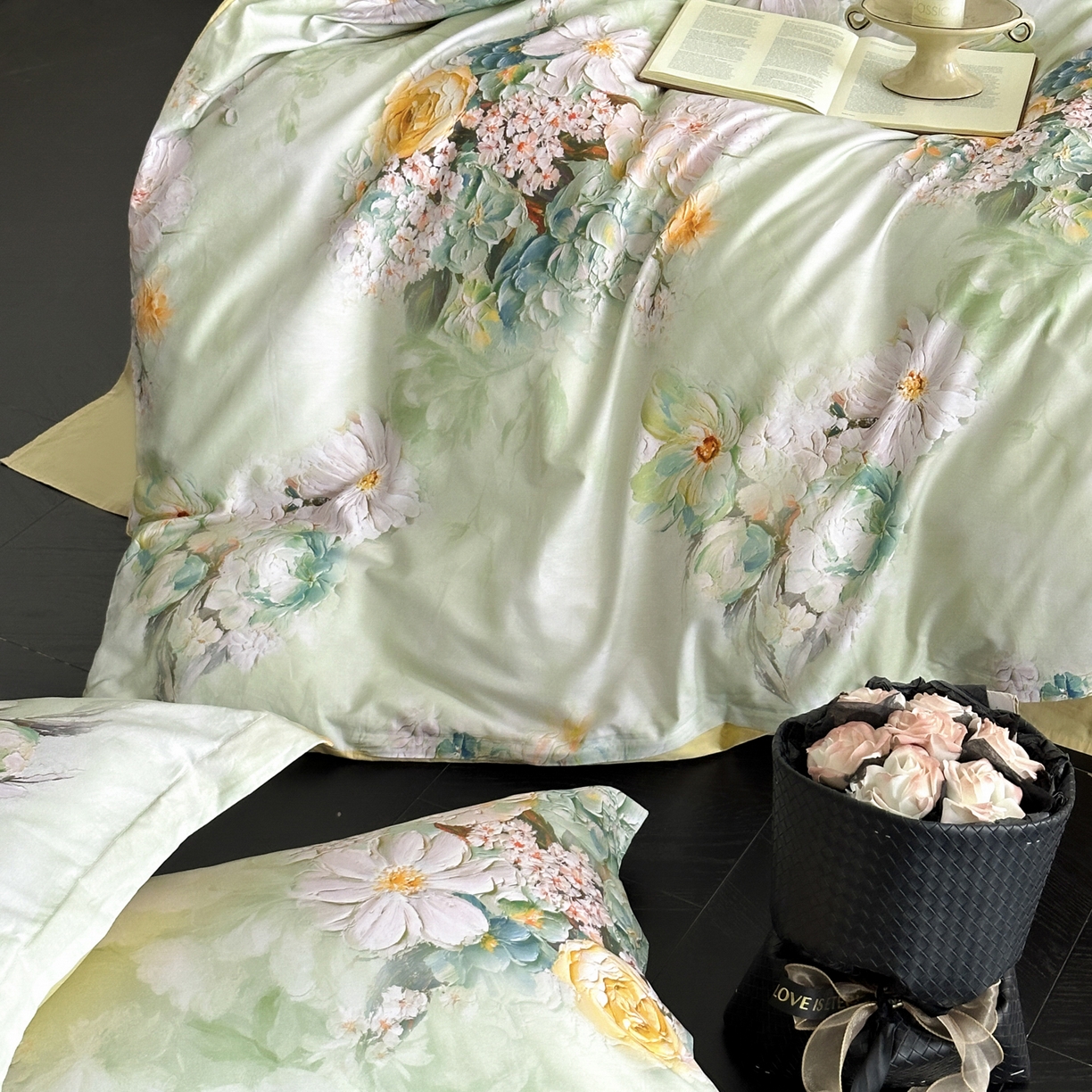 91家纺网 家纺一手货源 找家纺 （总）金鑫汇家纺 2026新款全棉高端数码印花四件套