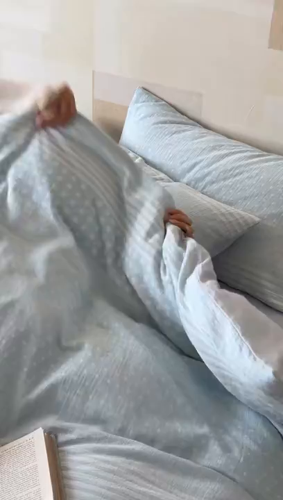 91家纺网 家纺一手货源 找家纺 云上 2026春季新款双层纱色织大提花四件套-日耳曼系列 日耳曼-蓝