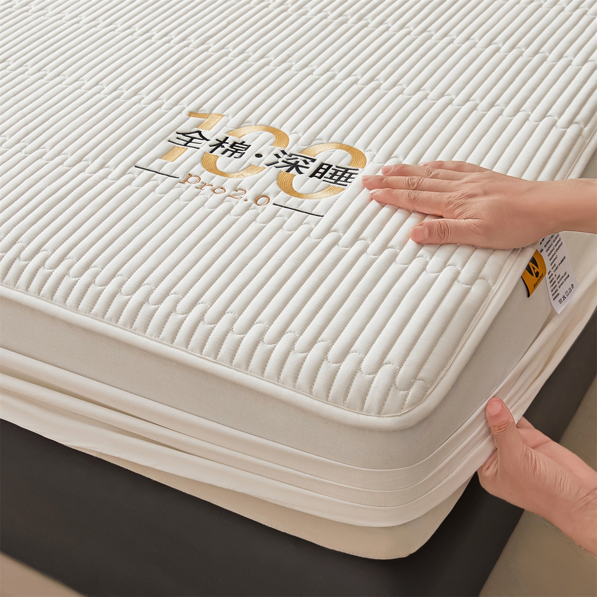 91家纺网 家纺一手货源 找家纺 （总）居眠 2026新款卡米-100%全棉棉花床笠