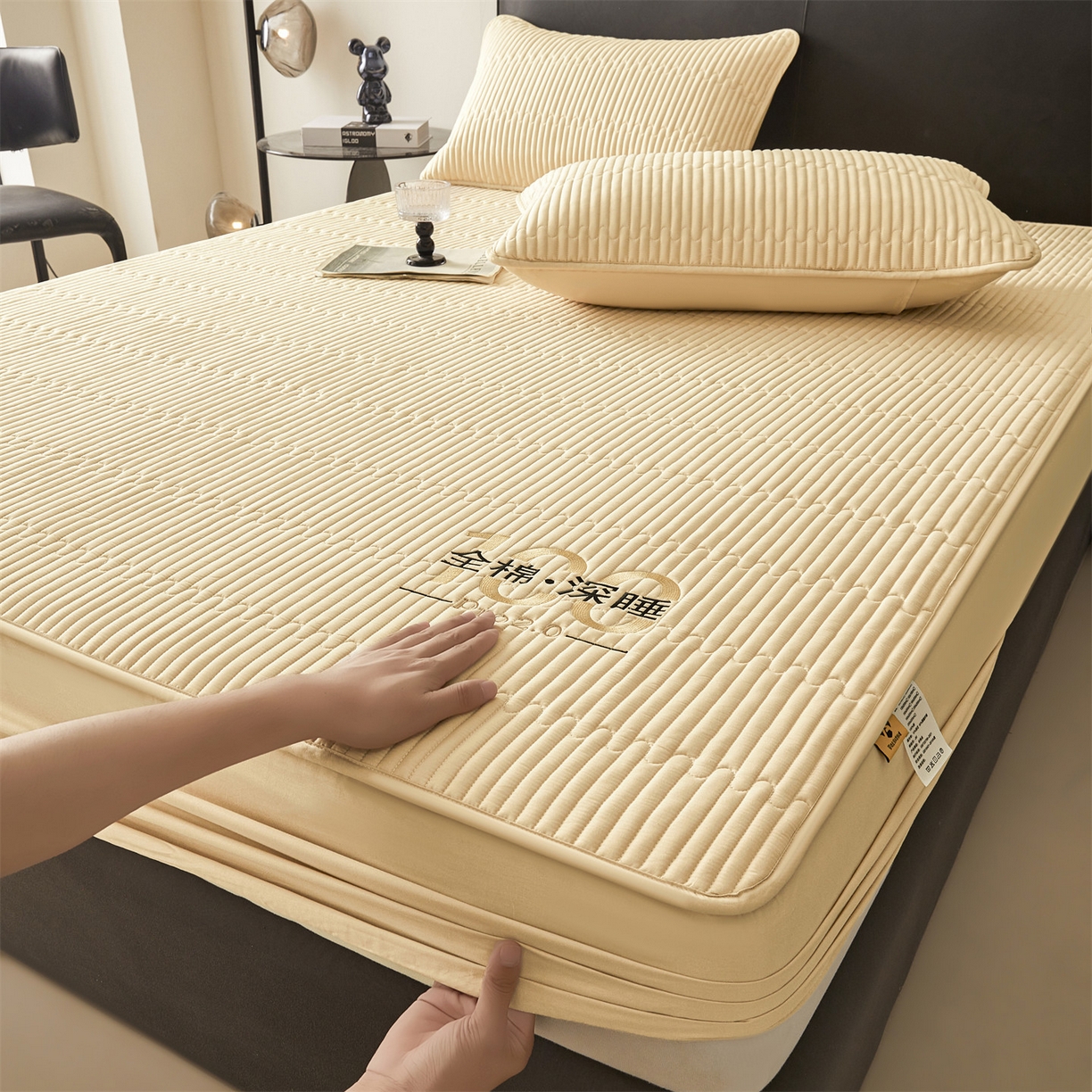 91家纺网 家纺一手货源 找家纺 （总）居眠 2026新款卡米-100%全棉棉花床笠