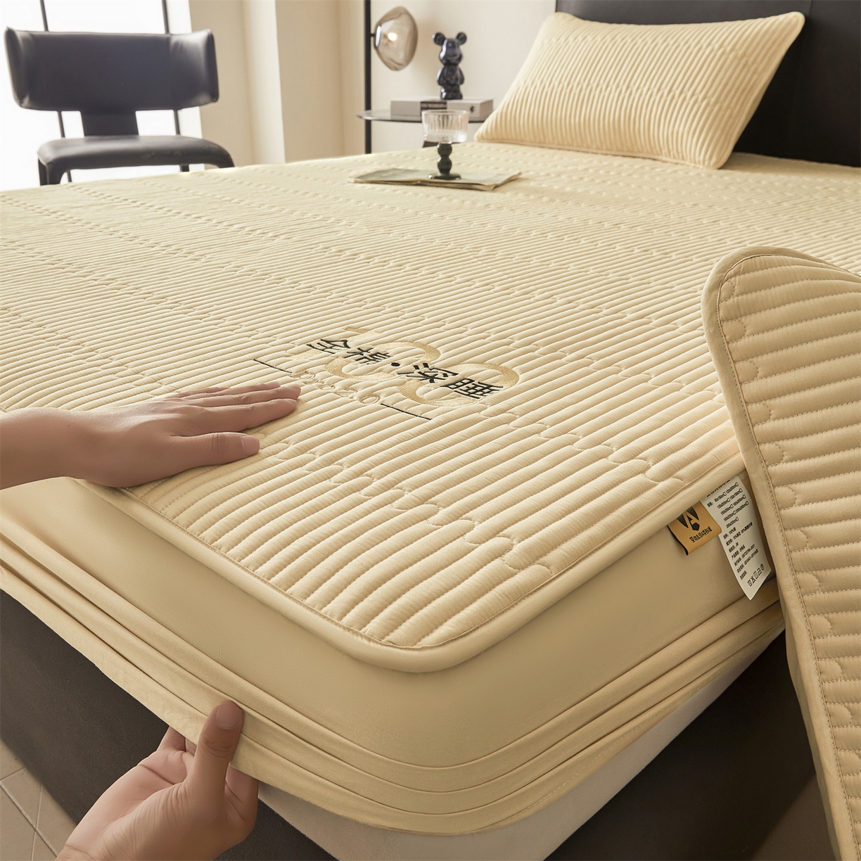 91家纺网 家纺一手货源 找家纺 居眠 2026新款卡米-100%全棉棉花床笠 卡米-卡