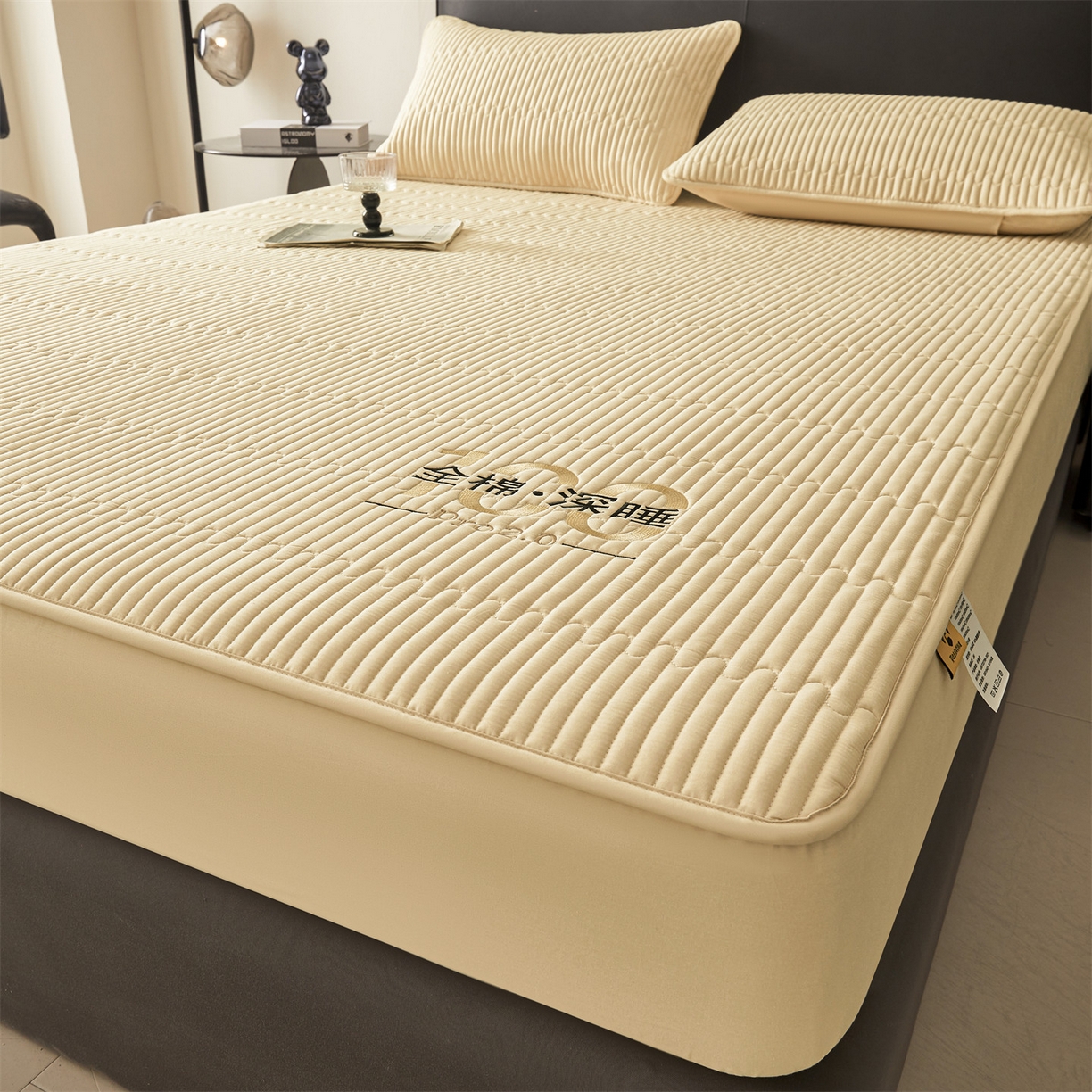 91家纺网 家纺一手货源 找家纺 居眠 2026新款卡米-100%全棉棉花床笠 卡米-卡