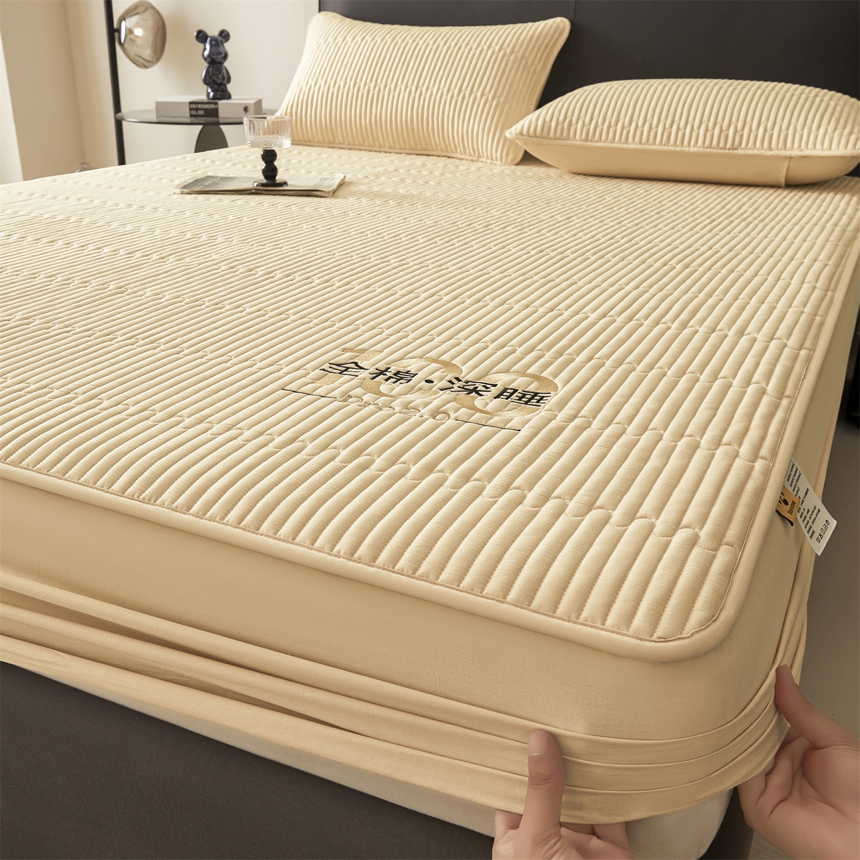 91家纺网 家纺一手货源 找家纺 居眠 2026新款卡米-100%全棉棉花床笠 卡米-卡