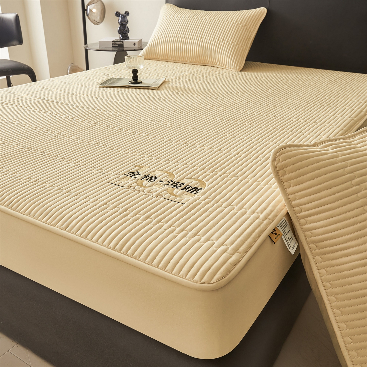 91家纺网 家纺一手货源 找家纺 居眠 2026新款卡米-100%全棉棉花床笠 卡米-卡