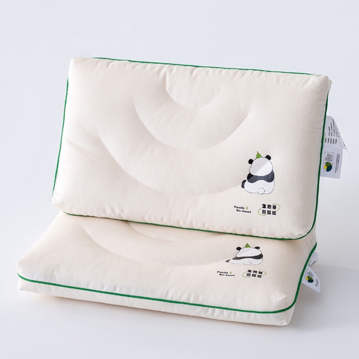 91家纺网 家纺一手货源 找家纺 （总）北鸣有鱼枕芯馆 2025新款荷兰绒生物基大豆熊猫枕枕头枕芯,生物基大豆熊猫枕