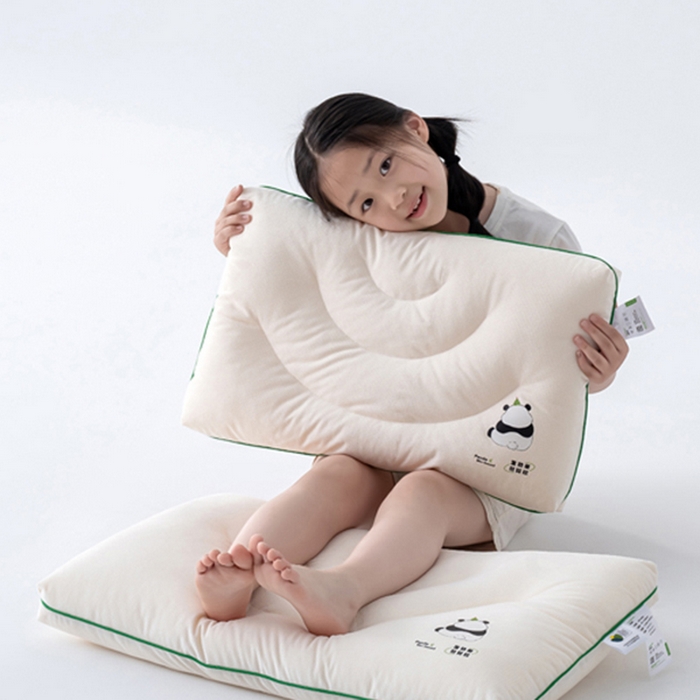 91家纺网 家纺一手货源 找家纺 （总）北鸣有鱼枕芯馆 2025新款荷兰绒生物基大豆熊猫枕枕头枕芯