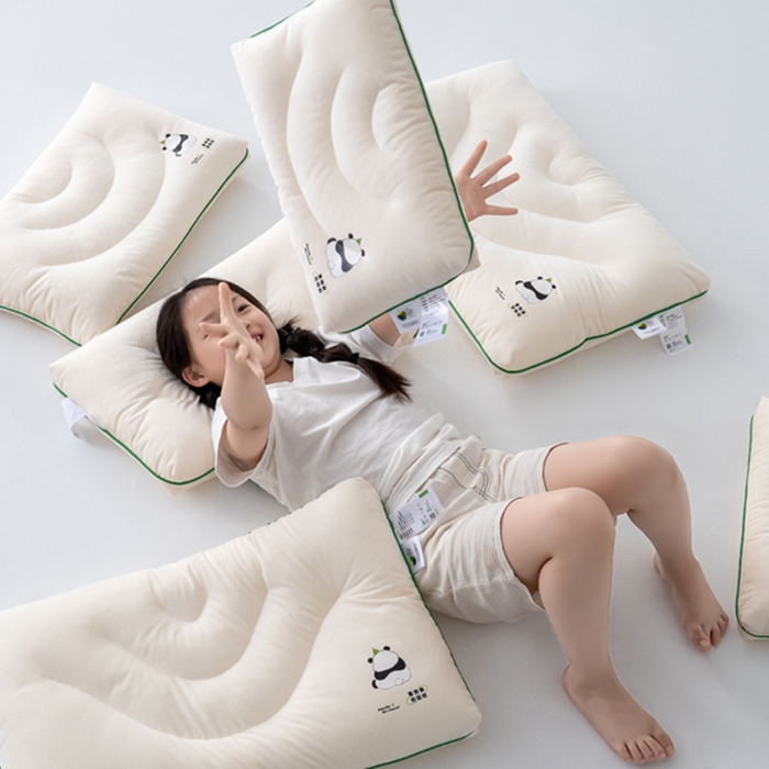 91家纺网 家纺一手货源 找家纺 （总）北鸣有鱼枕芯馆 2025新款荷兰绒生物基大豆熊猫枕枕头枕芯