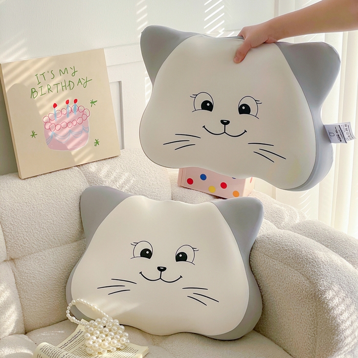 她喜爱枕芯 2026新款零压记忆猫咪枕枕头枕芯 灰色