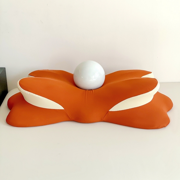 91家纺网 家纺一手货源 找家纺 她喜爱枕芯 2026新款记忆蝴蝶枕枕头枕芯 橘色