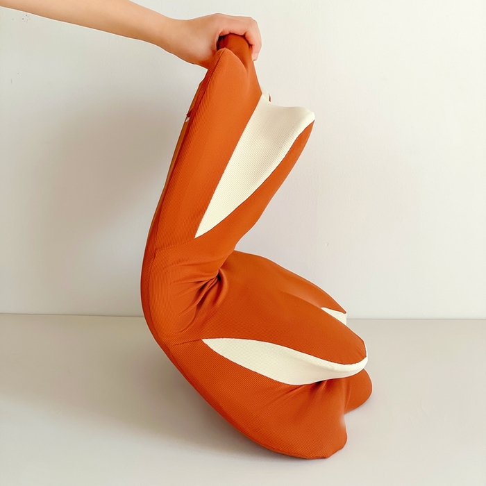 91家纺网 家纺一手货源 找家纺 她喜爱枕芯 2026新款记忆蝴蝶枕枕头枕芯 橘色