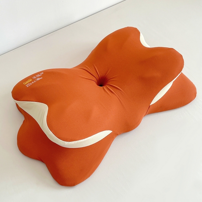 91家纺网 家纺一手货源 找家纺 她喜爱枕芯 2026新款记忆蝴蝶枕枕头枕芯 橘色