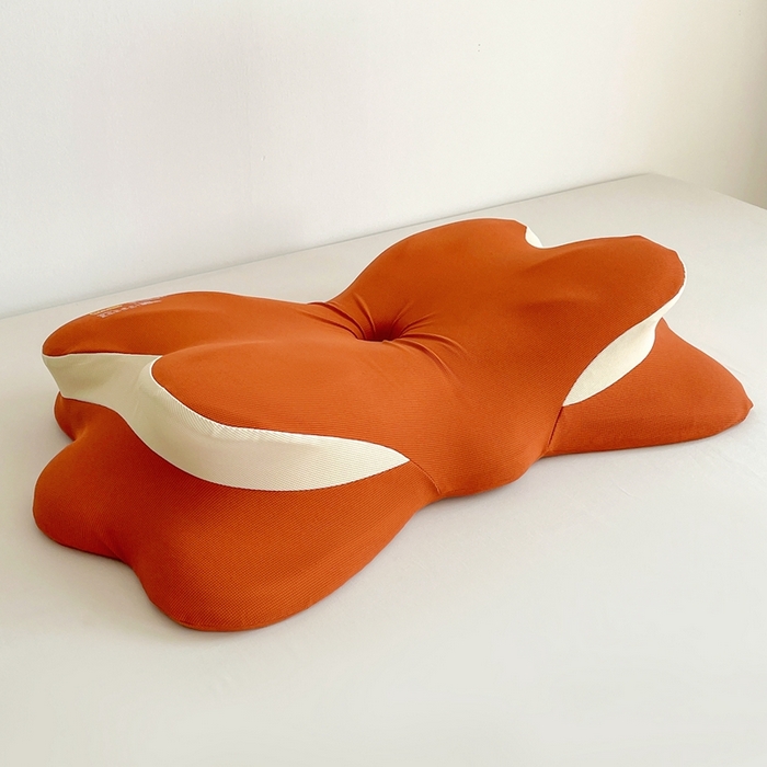 91家纺网 家纺一手货源 找家纺 她喜爱枕芯 2026新款记忆蝴蝶枕枕头枕芯 橘色