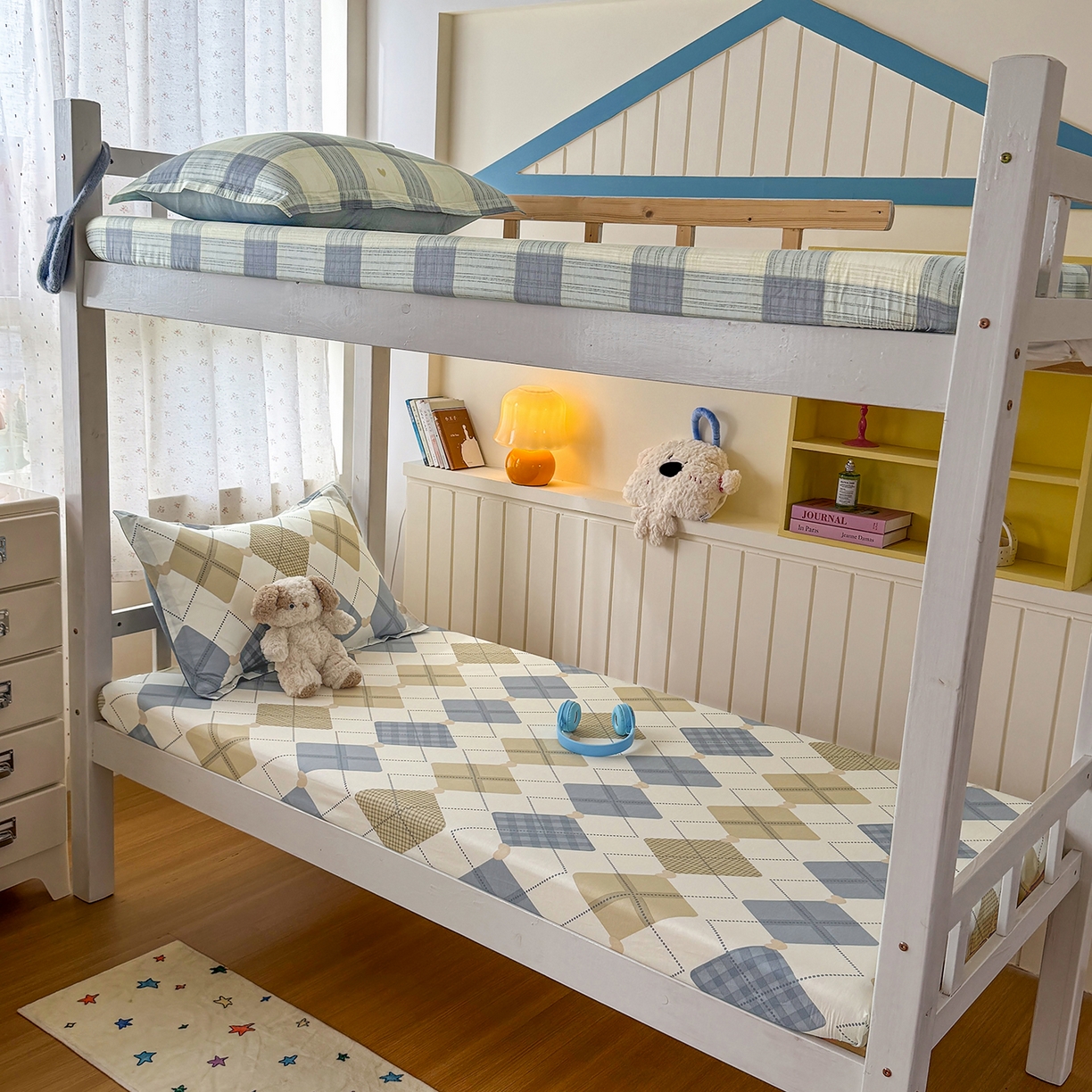 91家纺网 家纺一手货源 找家纺 尚帛 2026新款全棉品质喷气印花爆款四件套 多规格套件 单品系列-学生款单床笠 佳丽斯