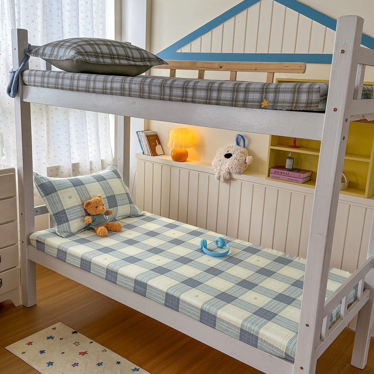 91家纺网 家纺一手货源 找家纺 尚帛 2026新款全棉品质喷气印花爆款四件套 多规格套件 单品系列-学生款单床笠 初心-灰