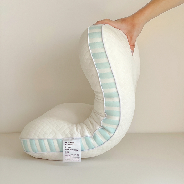 91家纺网 家纺一手货源 找家纺 她喜爱枕芯 2026新款青春Spa护颈枕枕头枕芯 蓝色