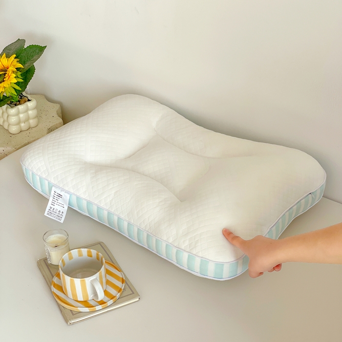 她喜爱枕芯 2026新款青春Spa护颈枕枕头枕芯 蓝色