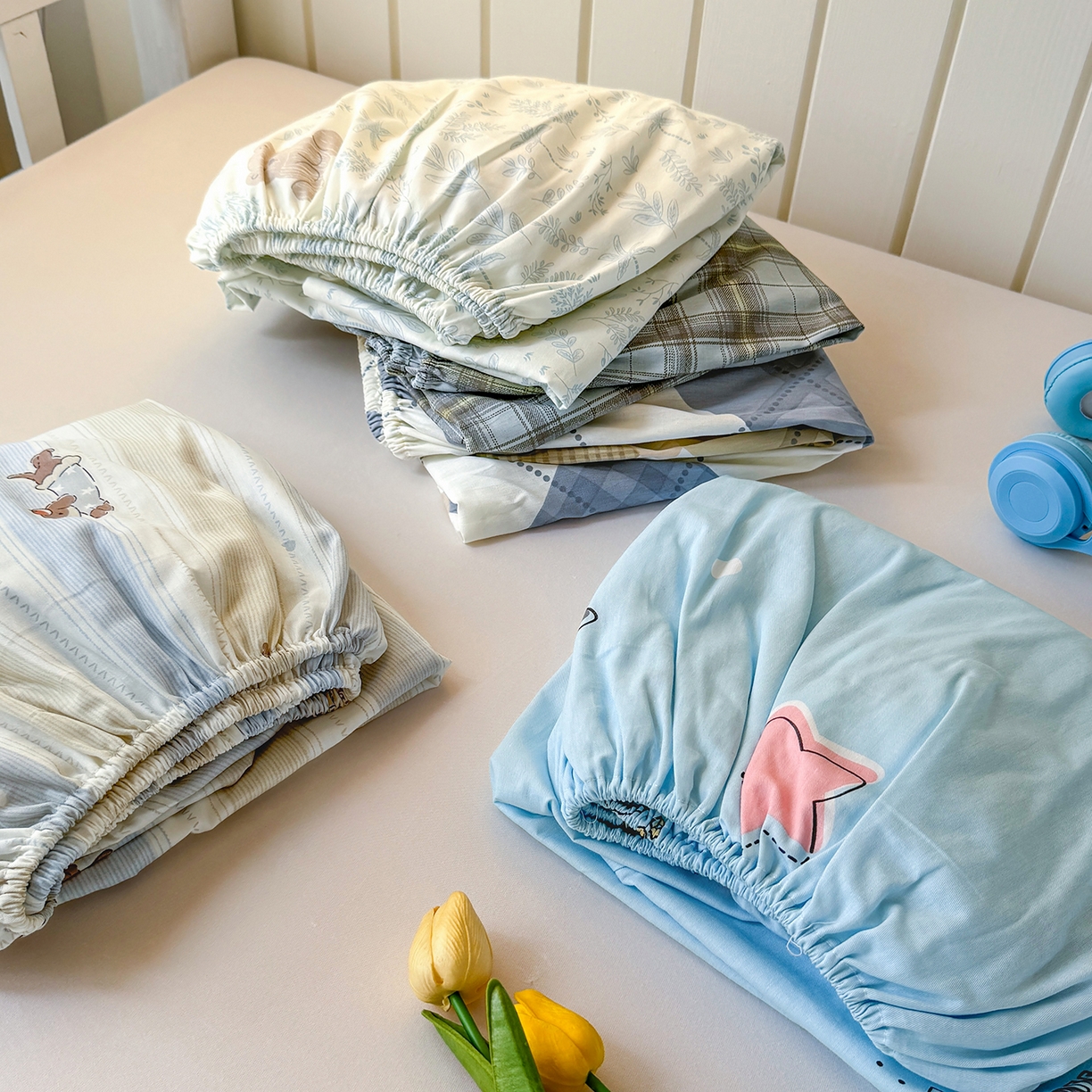 91家纺网 家纺一手货源 找家纺 尚帛 2026新款全棉品质喷气印花爆款四件套 多规格套件 单品系列-学生款单床笠 组合