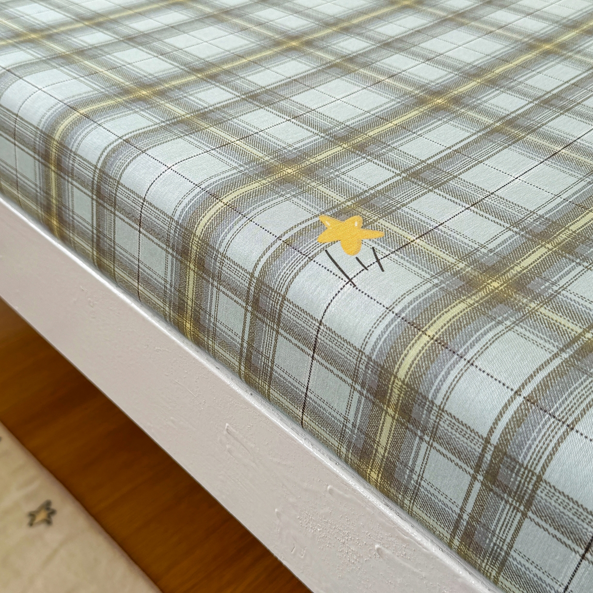 91家纺网 家纺一手货源 找家纺 尚帛 2026新款全棉品质喷气印花爆款四件套 多规格套件 单品系列-学生款单床笠 闪耀的星