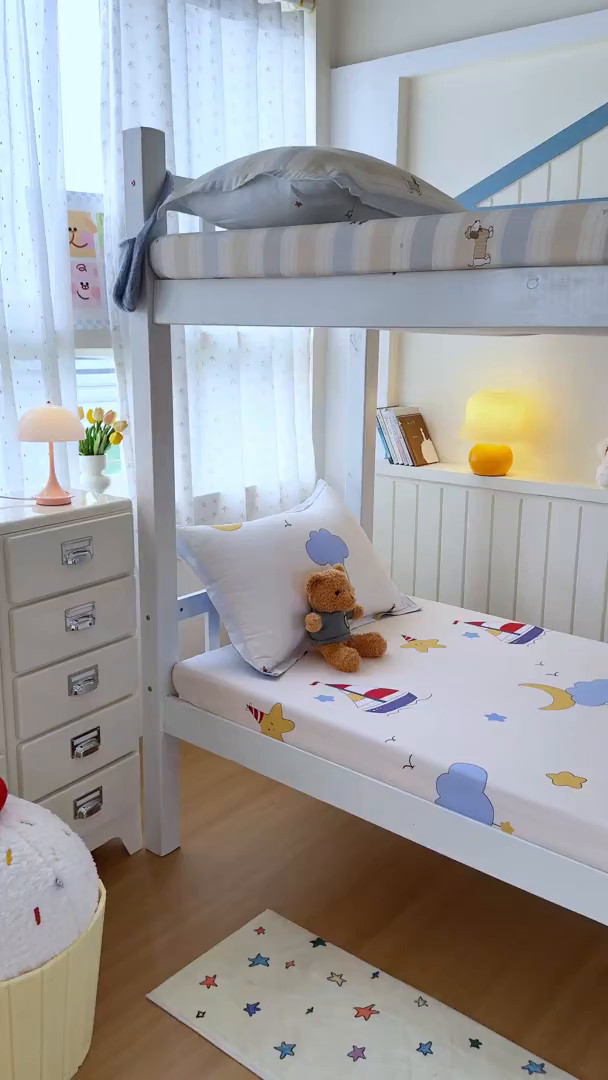 91家纺网 家纺一手货源 找家纺 尚帛 2026新款全棉品质喷气印花爆款四件套 多规格套件 单品系列-学生款单床笠 水上乐园