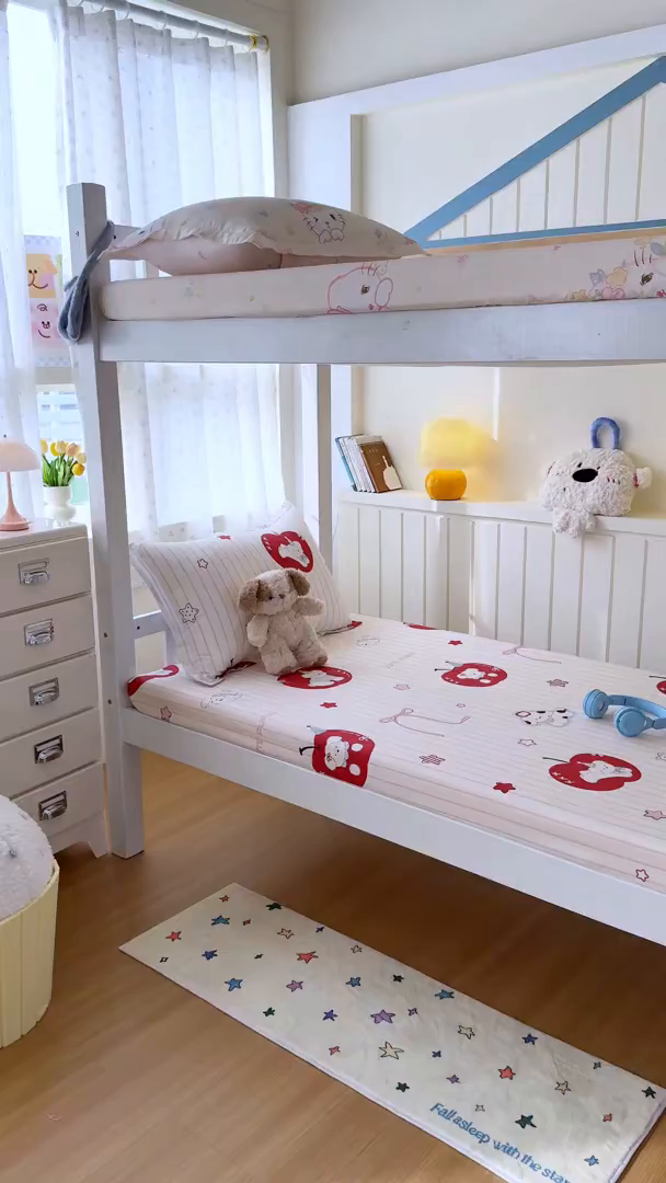 91家纺网 家纺一手货源 找家纺 尚帛 2026新款全棉品质喷气印花爆款四件套 多规格套件 单品系列-学生款单床笠 派对柯基