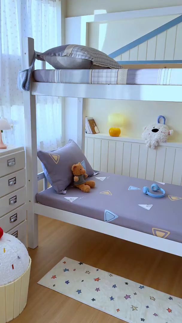 91家纺网 家纺一手货源 找家纺 尚帛 2026新款全棉品质喷气印花爆款四件套 多规格套件 单品系列-学生款单床笠 吉米