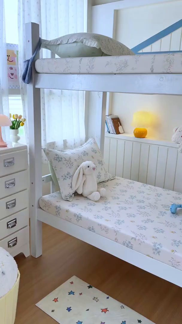 91家纺网 家纺一手货源 找家纺 尚帛 2026新款全棉品质喷气印花爆款四件套 多规格套件 单品系列-学生款单床笠 春漫庭