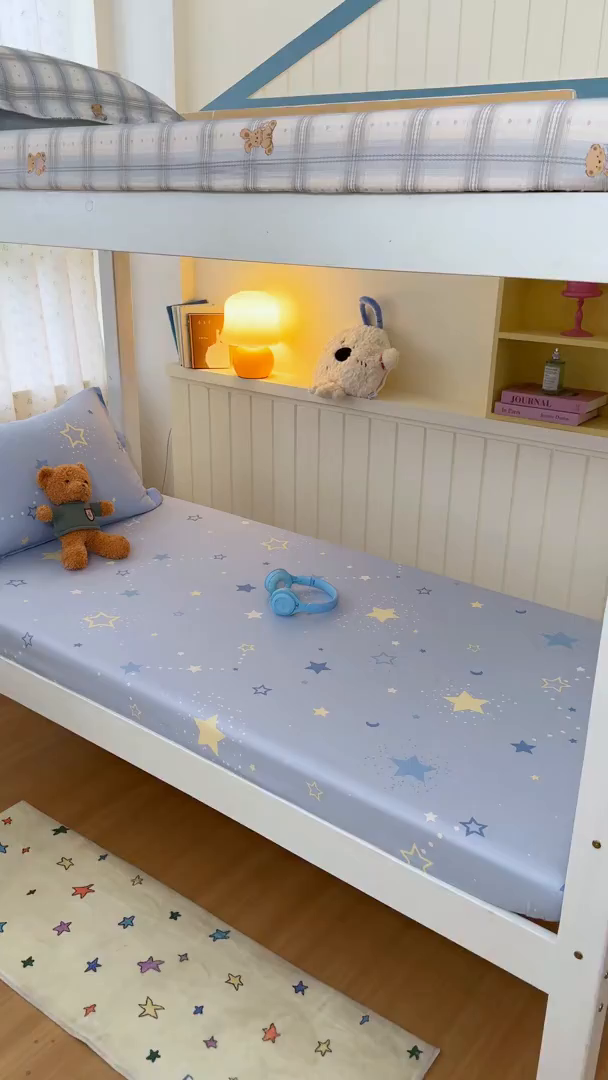 91家纺网 家纺一手货源 找家纺 尚帛 2026新款全棉品质喷气印花爆款四件套 多规格套件 单品系列-学生款单床笠 五星集