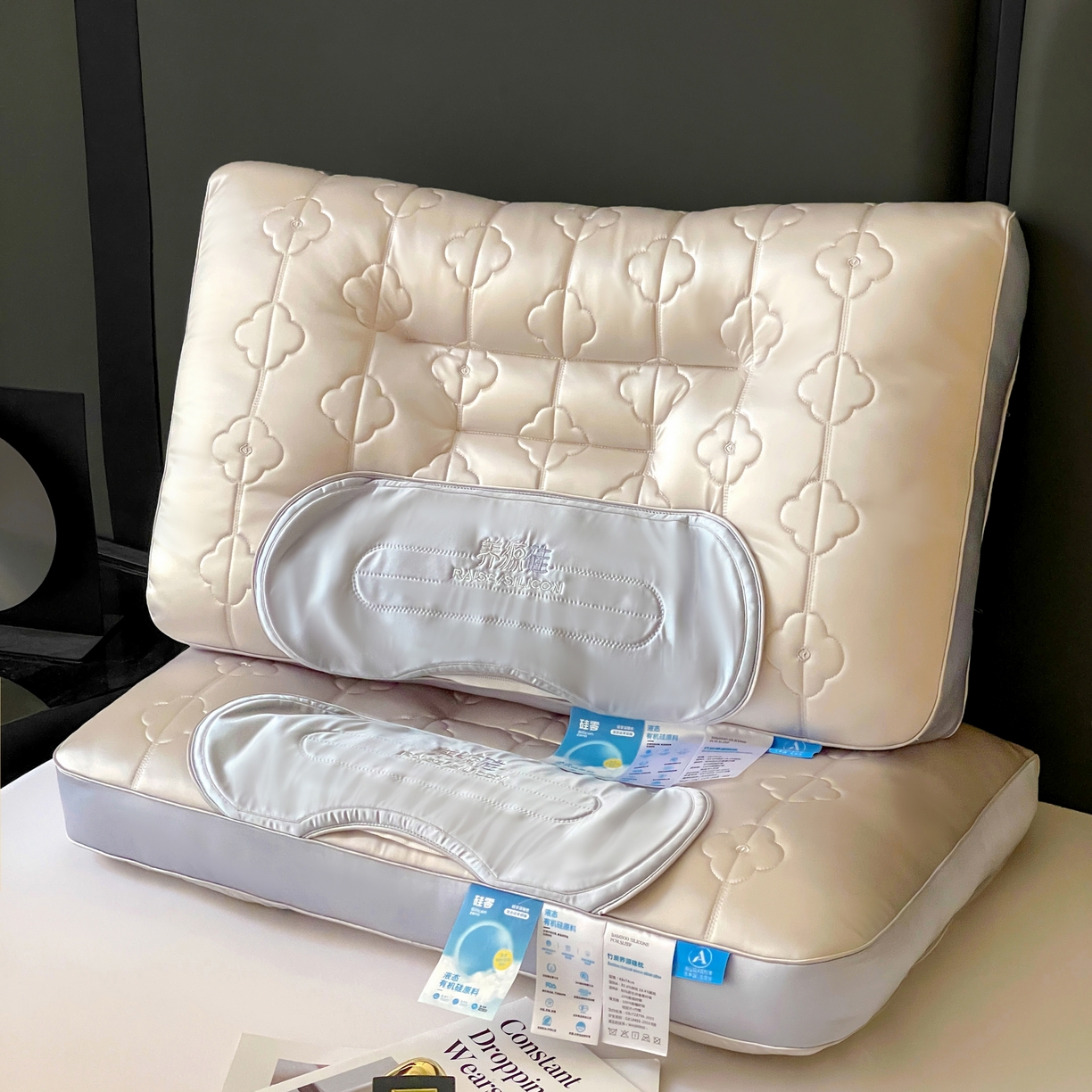 91家纺网 家纺一手货源 找家纺 （总）她喜爱枕芯 2026新款竹炭养源硅枕枕头枕芯