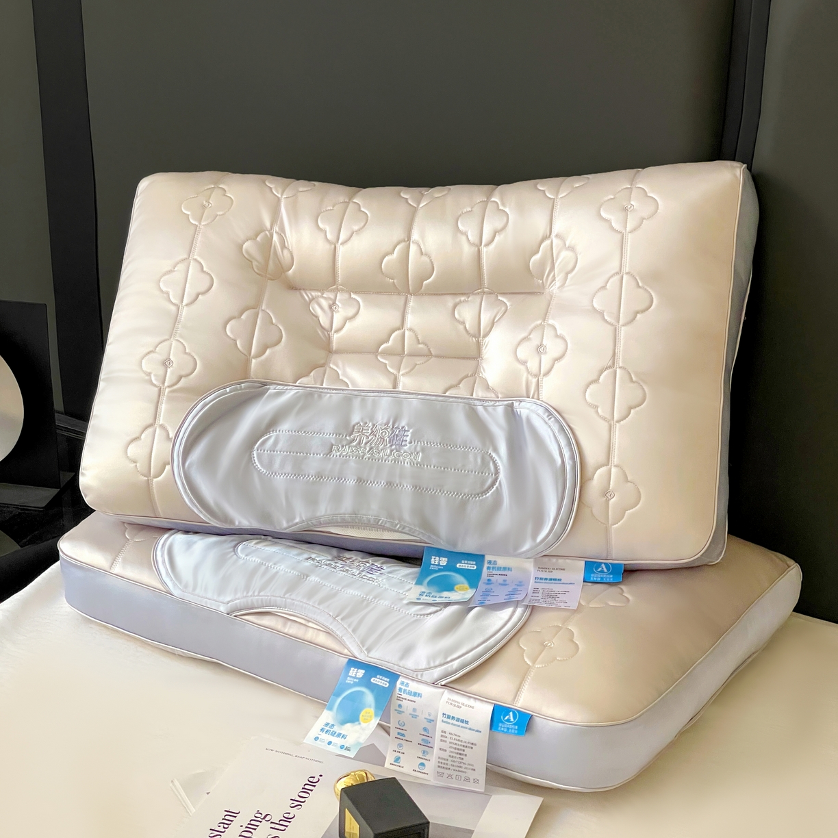 91家纺网 家纺一手货源 找家纺 （总）她喜爱枕芯 2026新款竹炭养源硅枕枕头枕芯