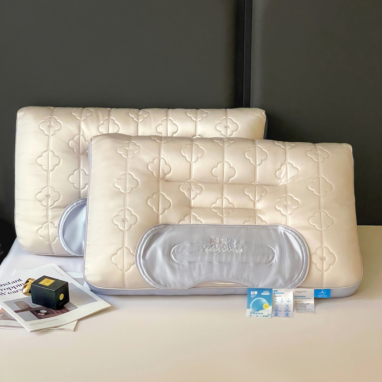 91家纺网 家纺一手货源 找家纺 （总）她喜爱枕芯 2026新款竹炭养源硅枕枕头枕芯