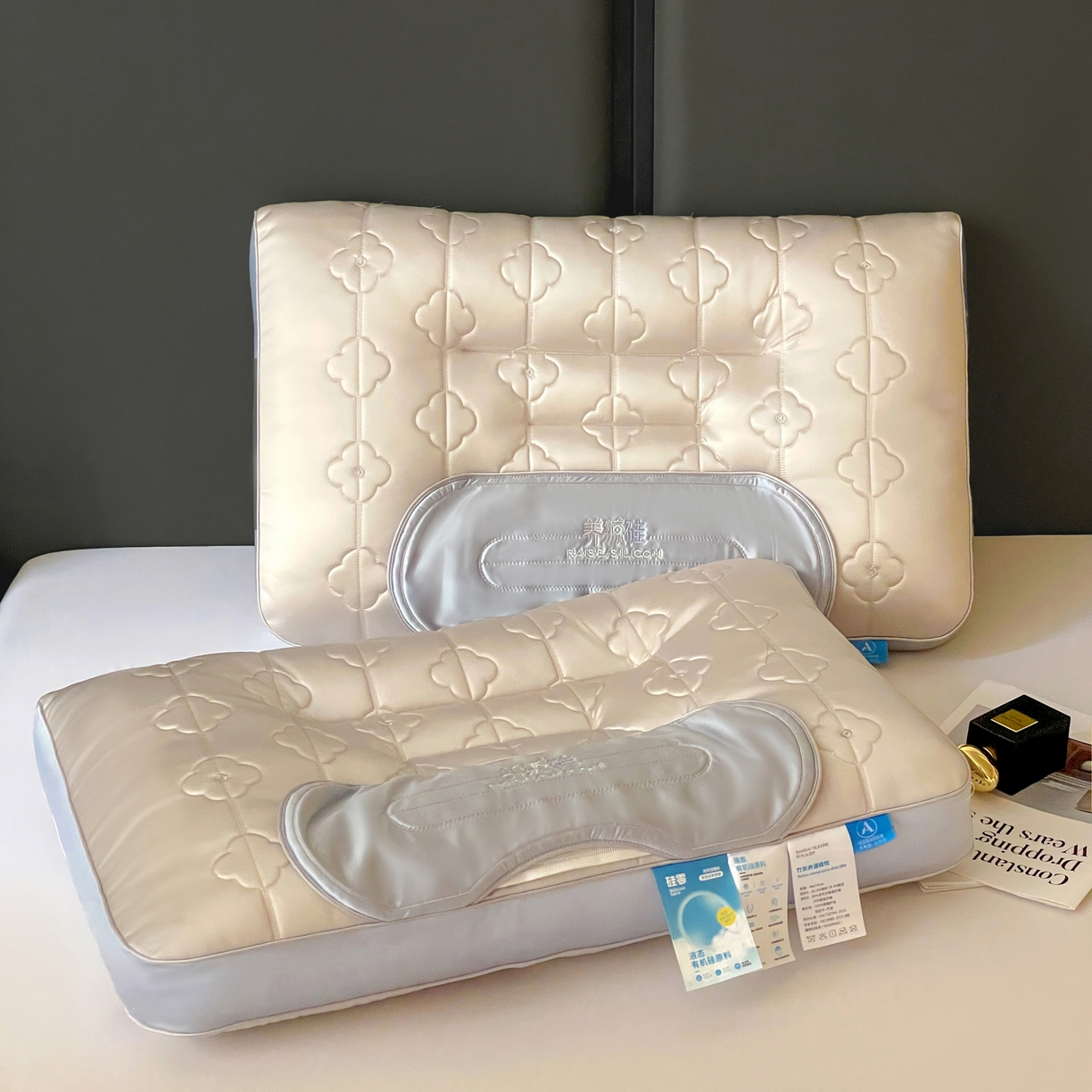 91家纺网 家纺一手货源 找家纺 （总）她喜爱枕芯 2026新款竹炭养源硅枕枕头枕芯