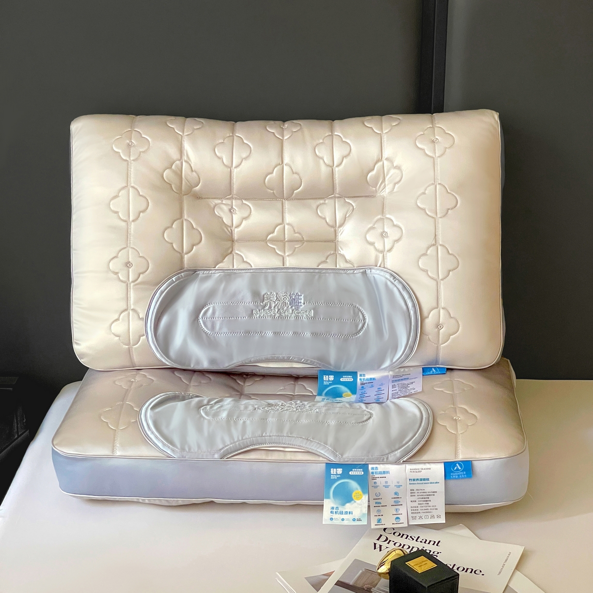 91家纺网 家纺一手货源 找家纺 （总）她喜爱枕芯 2026新款竹炭养源硅枕枕头枕芯