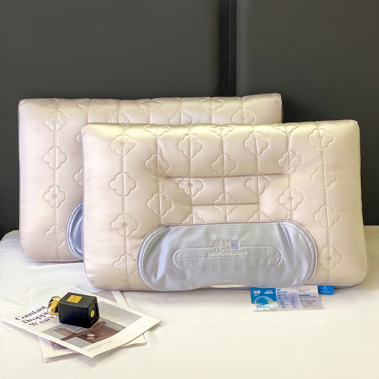 91家纺网 家纺一手货源 找家纺 （总）她喜爱枕芯 2026新款竹炭养源硅枕枕头枕芯