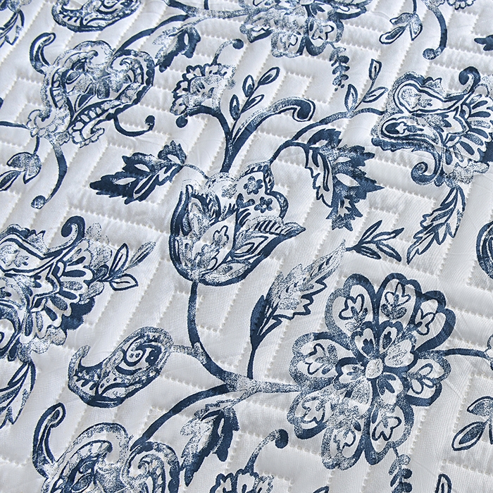 91家纺网 家纺一手货源 找家纺 （总）柏钧家纺 2026新品外贸亚马逊豹纹防水夹棉床笠电商速卖通床罩可定制尺寸回字格系列