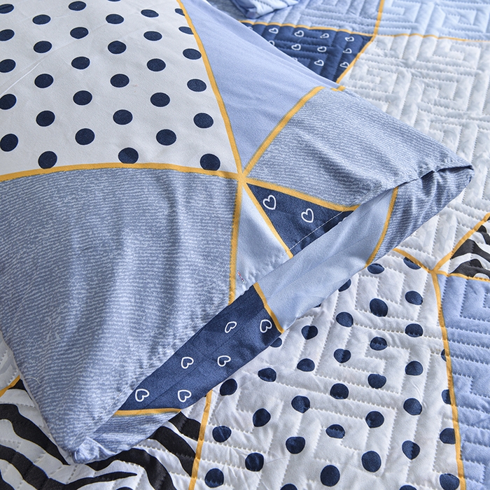 91家纺网 家纺一手货源 找家纺 柏钧家纺 2026新品外贸亚马逊豹纹防水夹棉床笠电商速卖通床罩可定制尺寸回字格系列 格韵情调