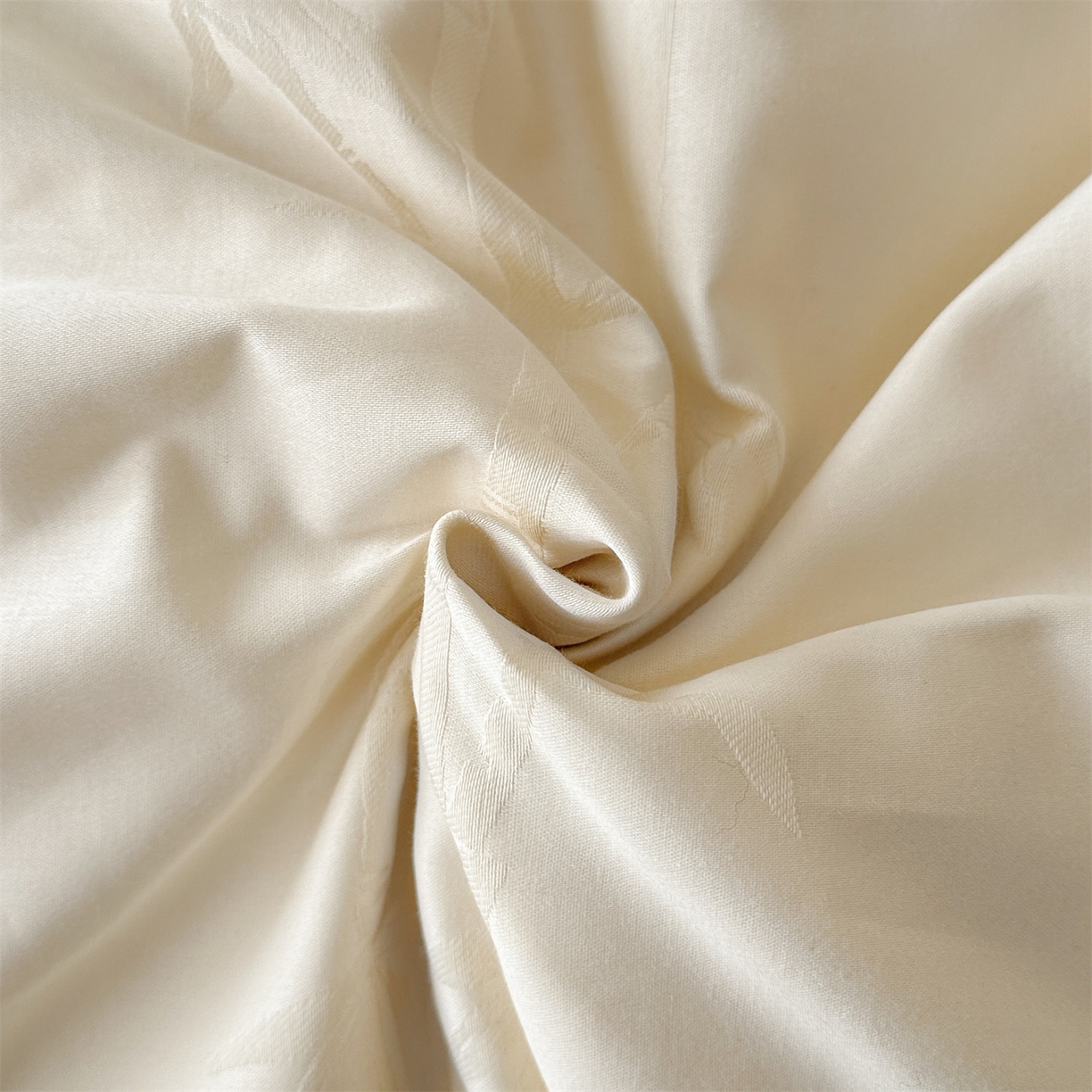 91家纺网 家纺一手货源 找家纺 笙意家纺 2026新款A版60S亮面提花B版13372全棉四件套 清风竹影-嫩绿