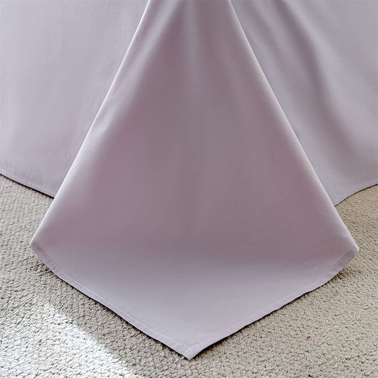 91家纺网 家纺一手货源 找家纺 笙意家纺 2026新款A版60S亮面提花B版13372全棉四件套 夏梦-紫