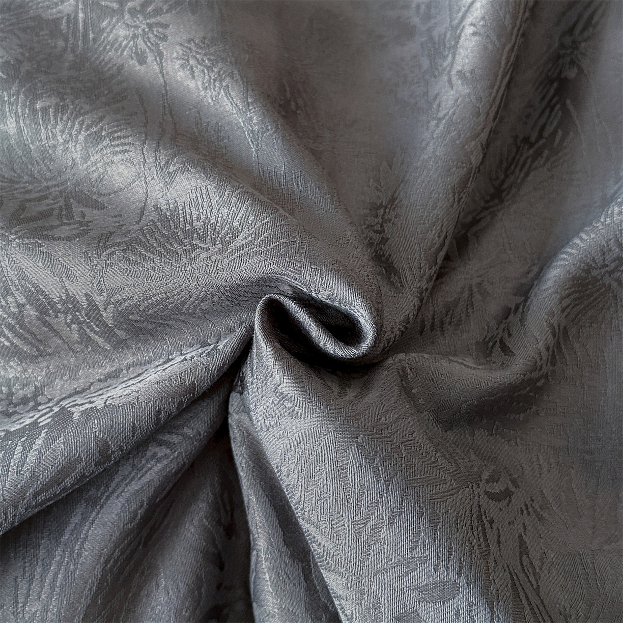 91家纺网 家纺一手货源 找家纺 笙意家纺 2026新款A版60S亮面提花B版13372全棉四件套 米萝-灰