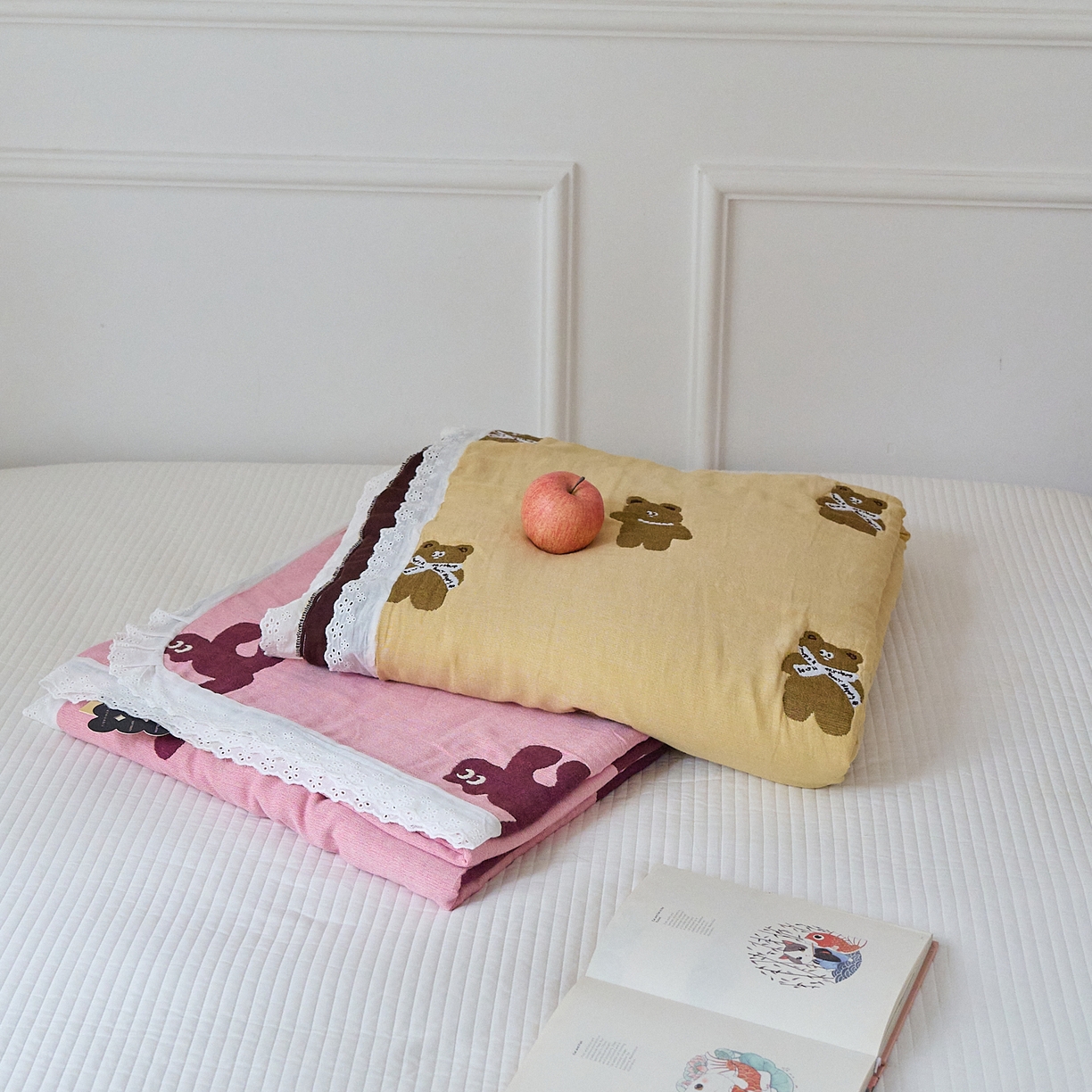 91家纺网 家纺一手货源 找家纺 沐瑟家纺 2026新款A类全棉纱布泡芙被夏被被子被芯 组合图