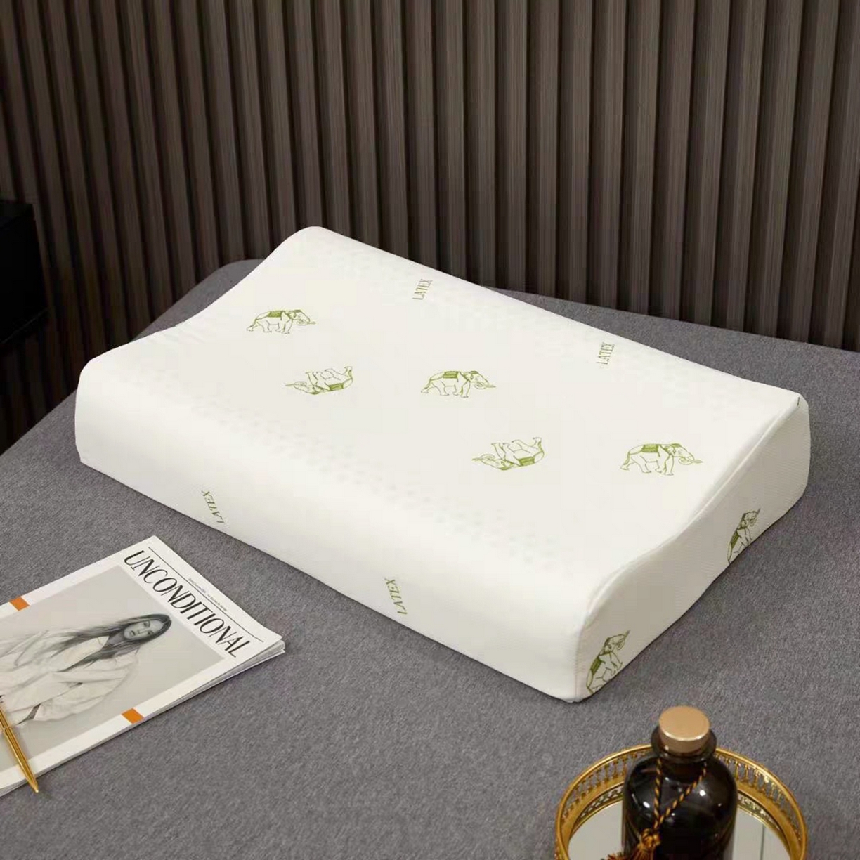 91家纺网 家纺一手货源 找家纺 （总）芯丝路枕业 2025新款全棉印花针织乳胶枕