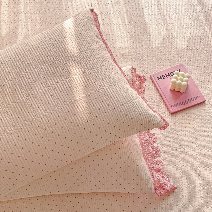 91家纺网 家纺一手货源 找家纺 （总）源舜家纺 2026新款全棉双层纱棉花边榻榻米炕盖款