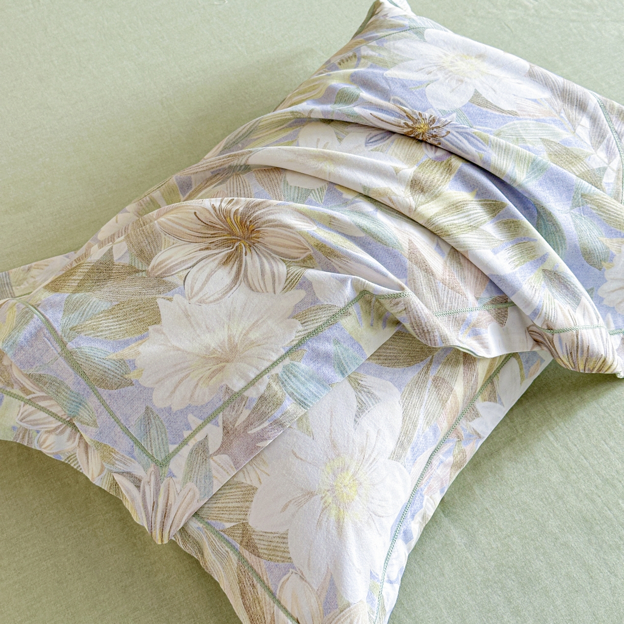 91家纺网 家纺一手货源 找家纺 （总）海洋家纺 2025新款100%全棉磨毛数码印花四件套加厚全棉四件套-提供买家秀