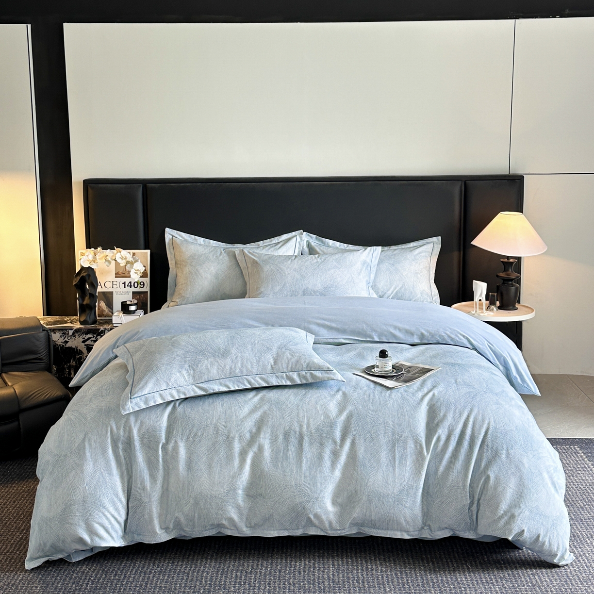 91家纺网 家纺一手货源 找家纺 （总）海洋家纺 2025新款100%全棉磨毛数码印花四件套加厚全棉四件套-提供买家秀