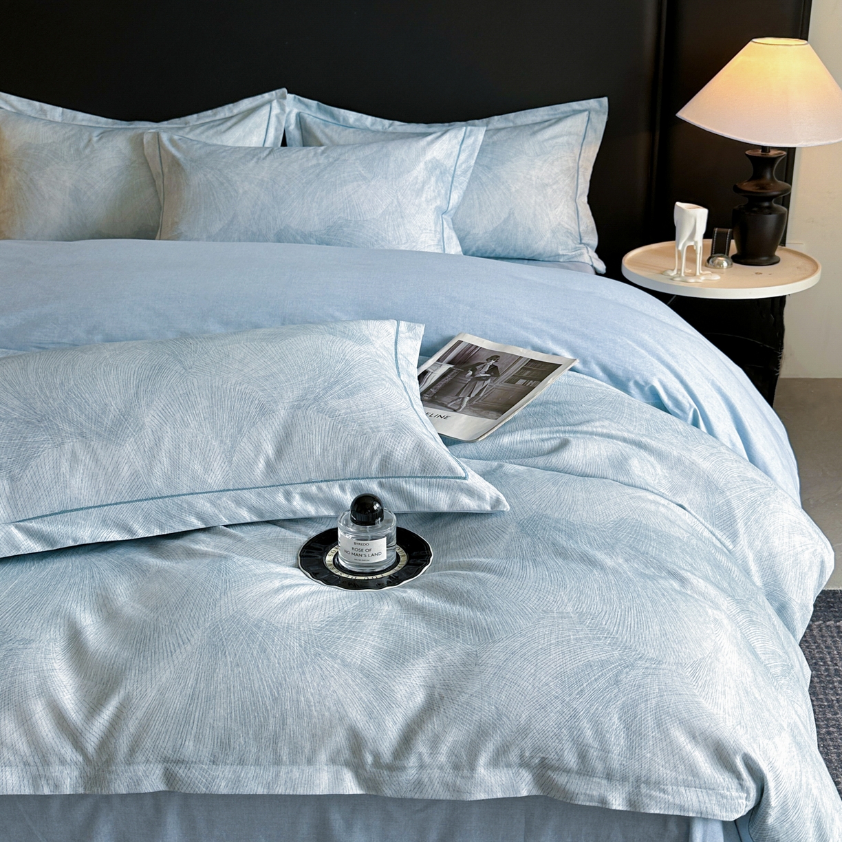 91家纺网 家纺一手货源 找家纺 （总）海洋家纺 2025新款100%全棉磨毛数码印花四件套加厚全棉四件套-提供买家秀