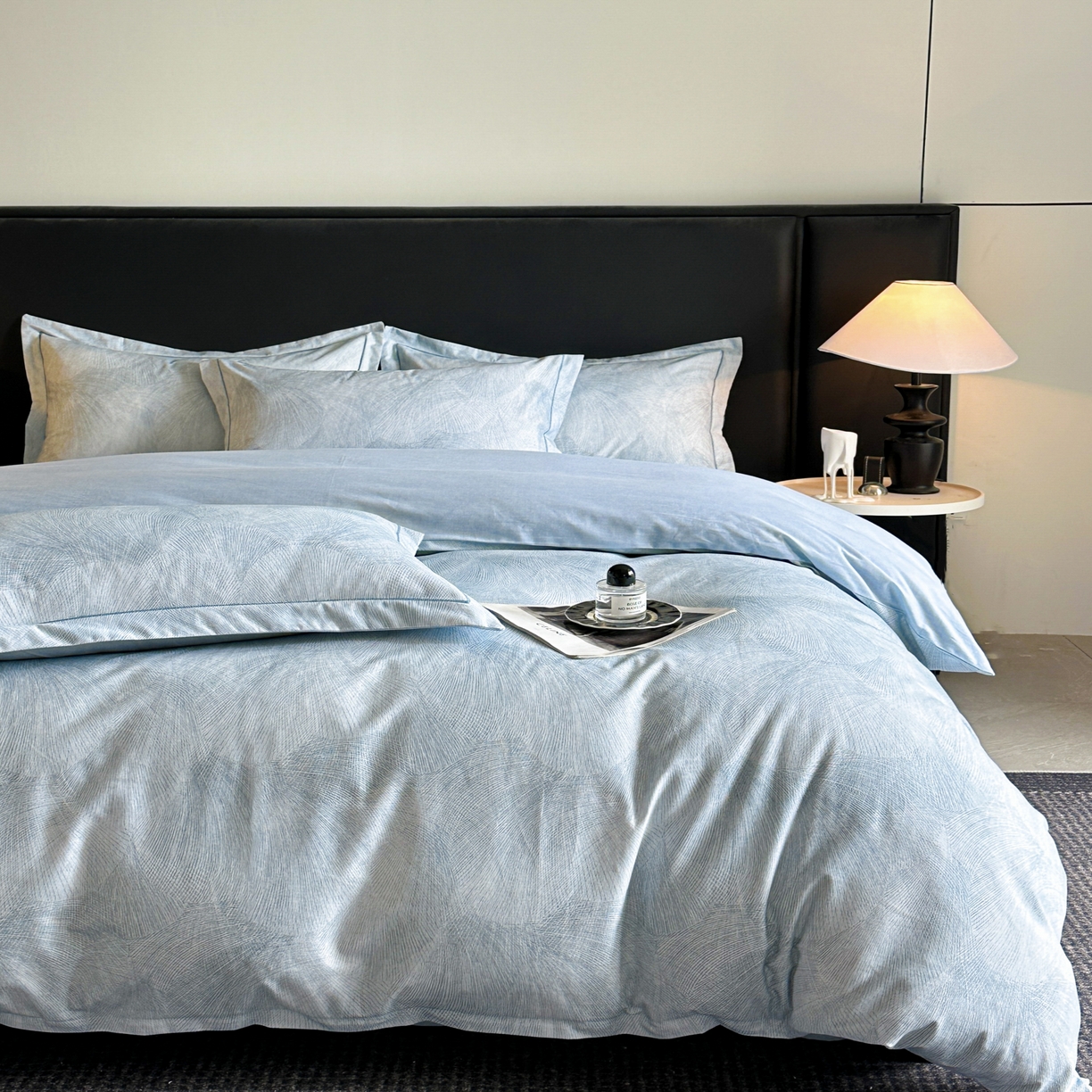 91家纺网 家纺一手货源 找家纺 （总）海洋家纺 2025新款100%全棉磨毛数码印花四件套加厚全棉四件套-提供买家秀