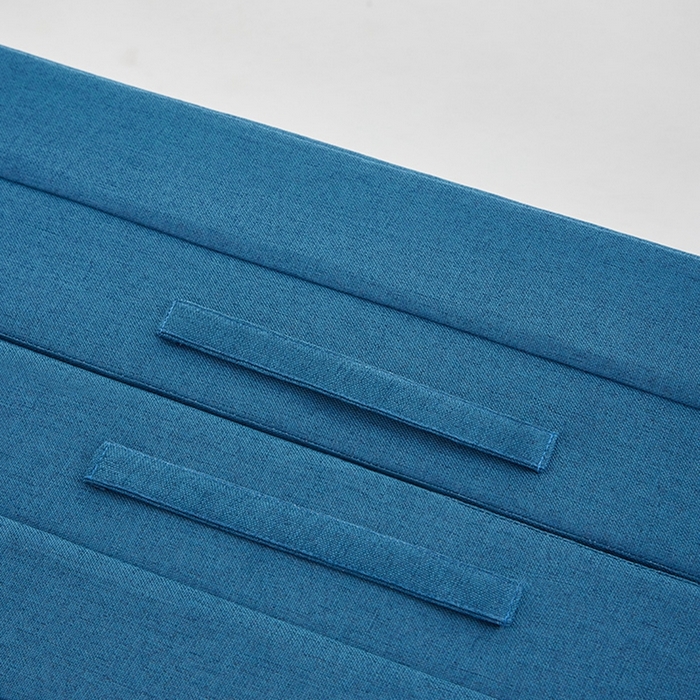 91家纺网 家纺一手货源 找家纺 小豚鼠 2025新款亲肤舒适四折垫 天湖蓝-高弹款