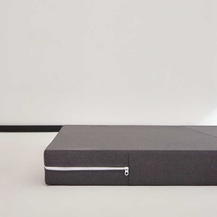 91家纺网 家纺一手货源 找家纺 小豚鼠 2025新款亲肤舒适四折垫 陨石灰-高弹款