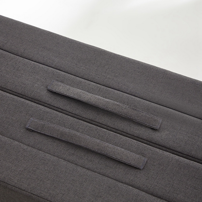 91家纺网 家纺一手货源 找家纺 小豚鼠 2025新款亲肤舒适四折垫 陨石灰-高弹款